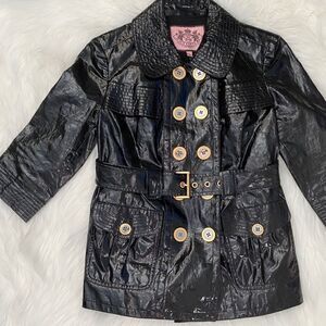 Juicy Couture Patent Leather jacket size Small